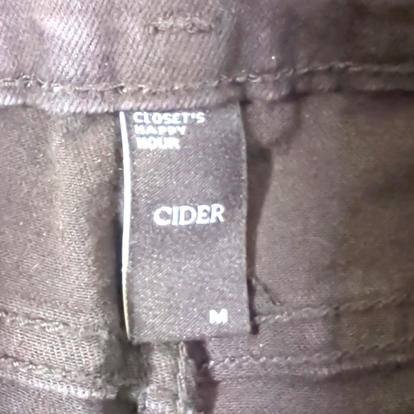- Cider black jeans NWT S/M Stretch High Waist - Picture 2 of 3